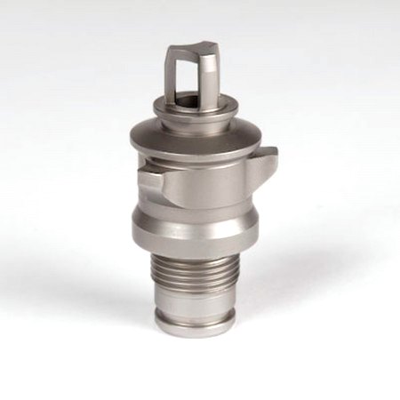 Gedraaid inox koppelstuk